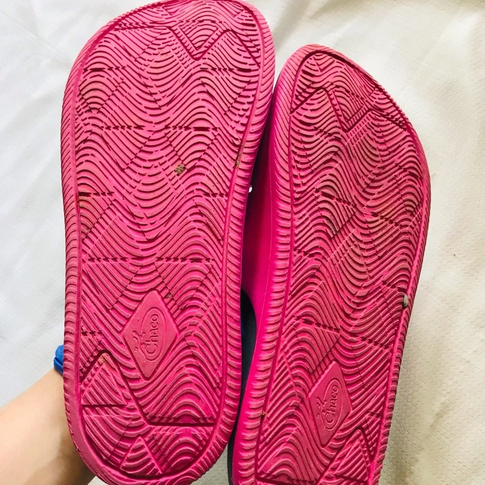 Chaco Pink and Black Sandals - Picture 5 of 6